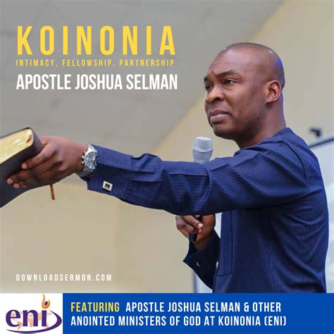 apostle joshua selman usa|Koinonia Global